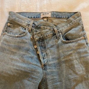 agolde criss cross jeans
